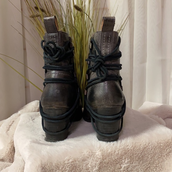 Bed Stu Blaire Graphito Rustic Sz 9 - Picture 3 of 5